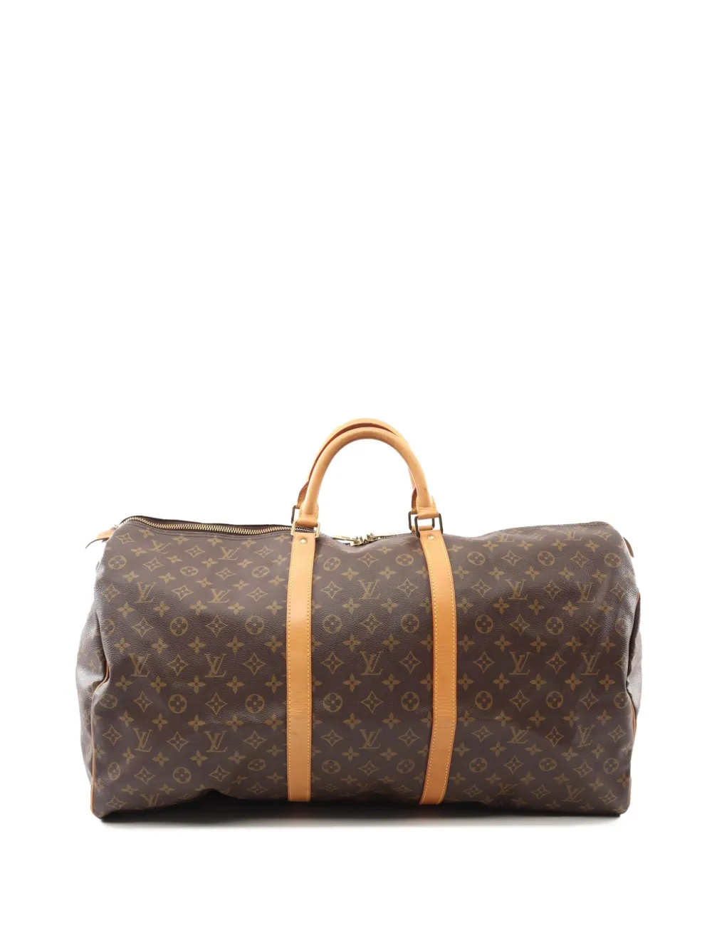 Louis Vuitton Pre-Owned bolso de viaje Keepall 60 con monograma 2002 | marrón | Image 1
