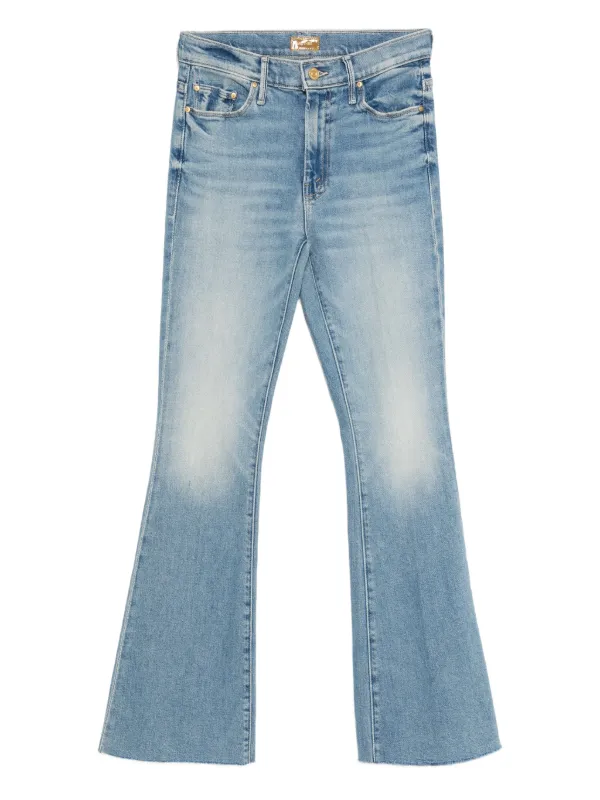 MOTHER The Weekender Fray Jeans Blue FARFETCH IN