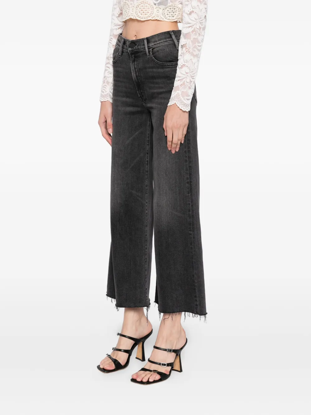 MOTHER The Hustler Roller jeans Grijs
