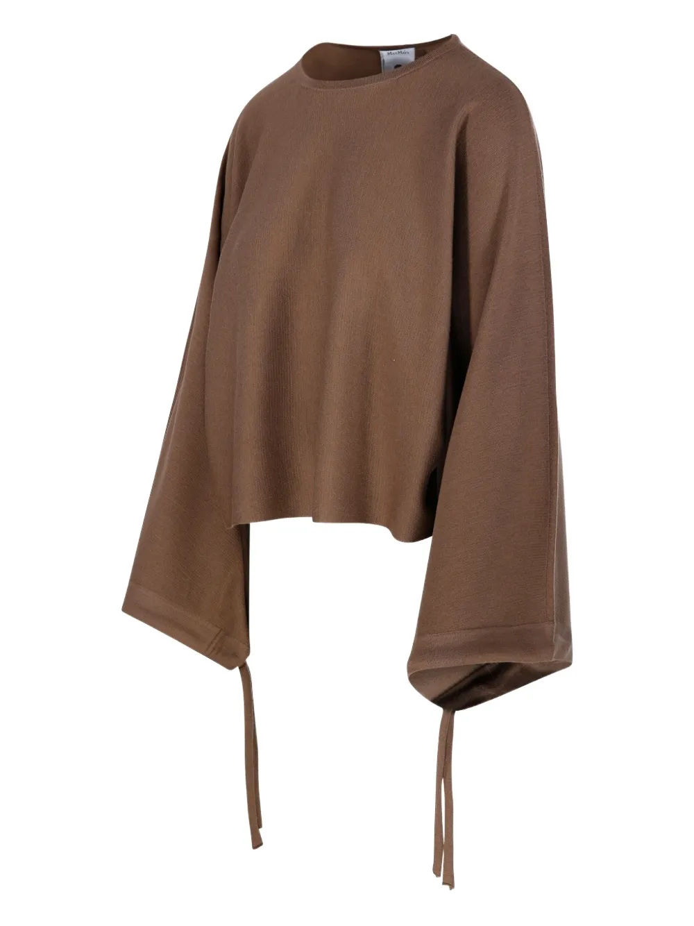 Max Mara Sweater met gestrikt detail Bruin