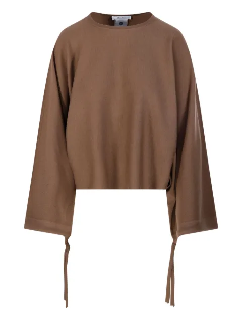 Max Mara tie-detail sweatshirt