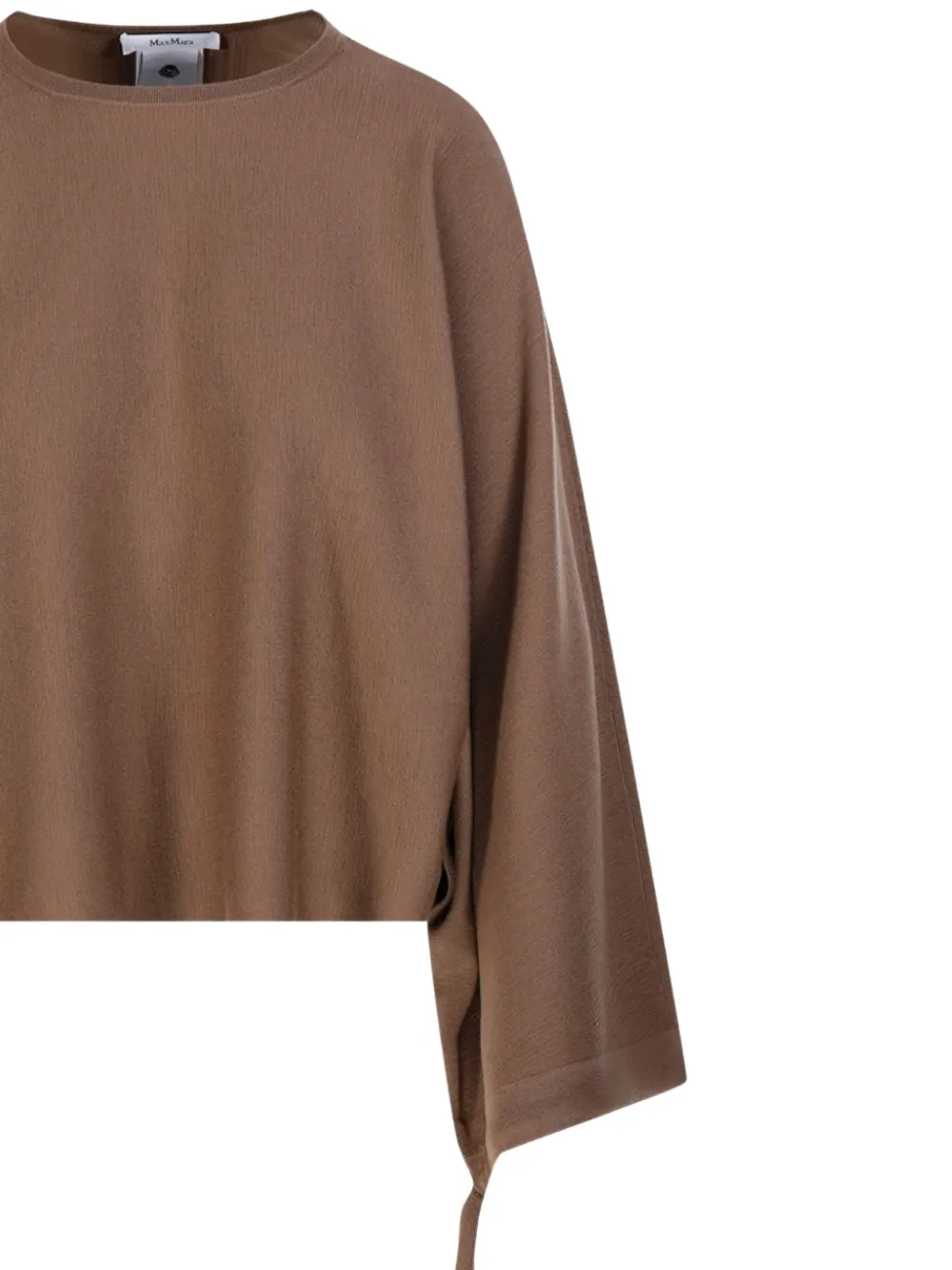 Max Mara Sweater met gestrikt detail Bruin