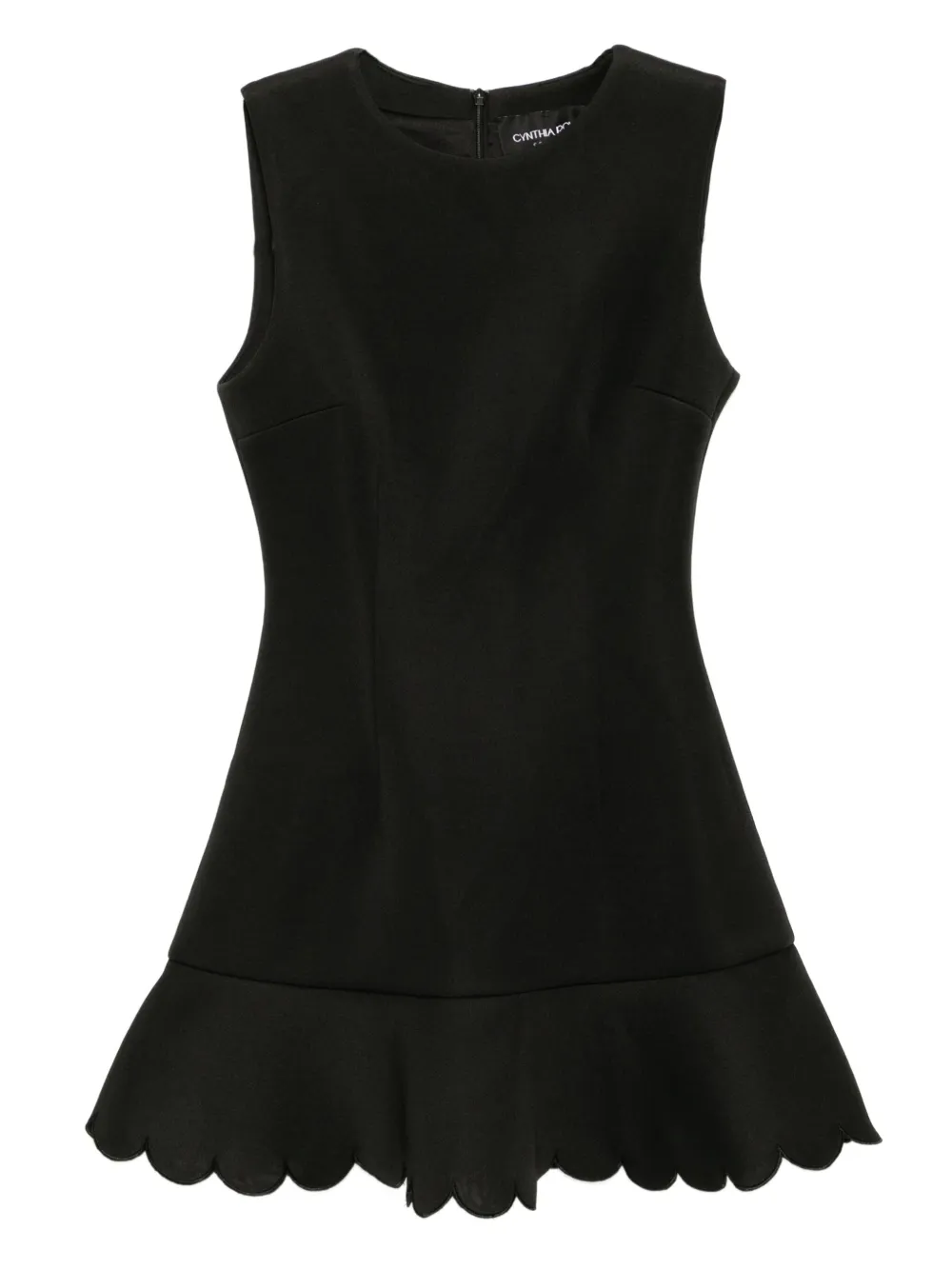 Cynthia Rowley scallop flounce dress | Black | Image 1