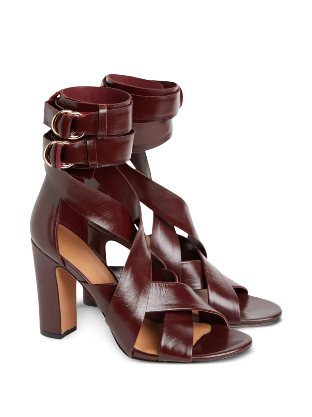 Cynthia Rowley 100 mm Cece sandalen Rood