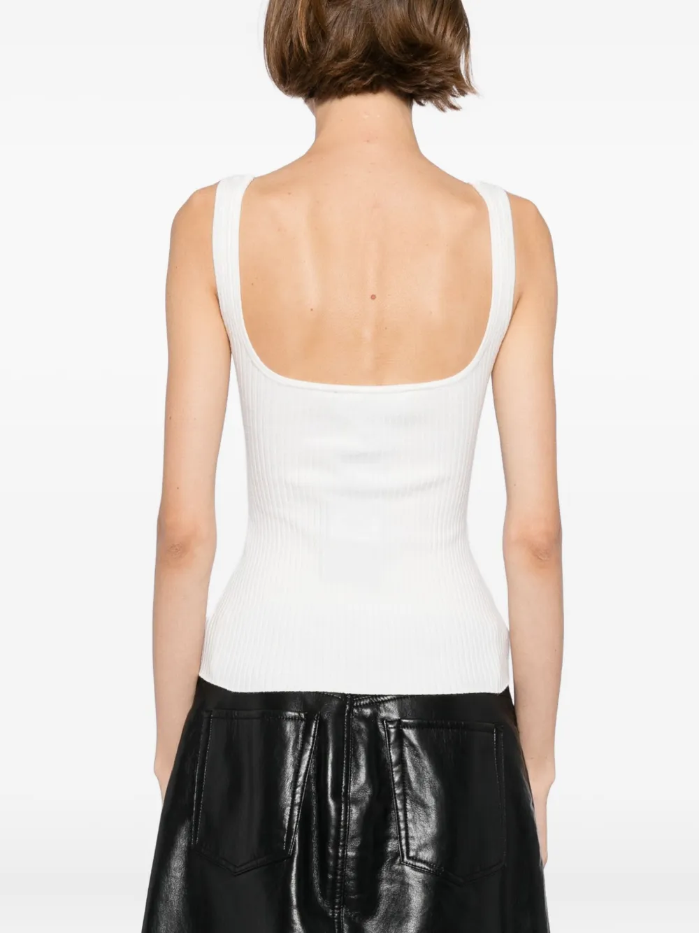 Cynthia Rowley Tribeca Vest In White