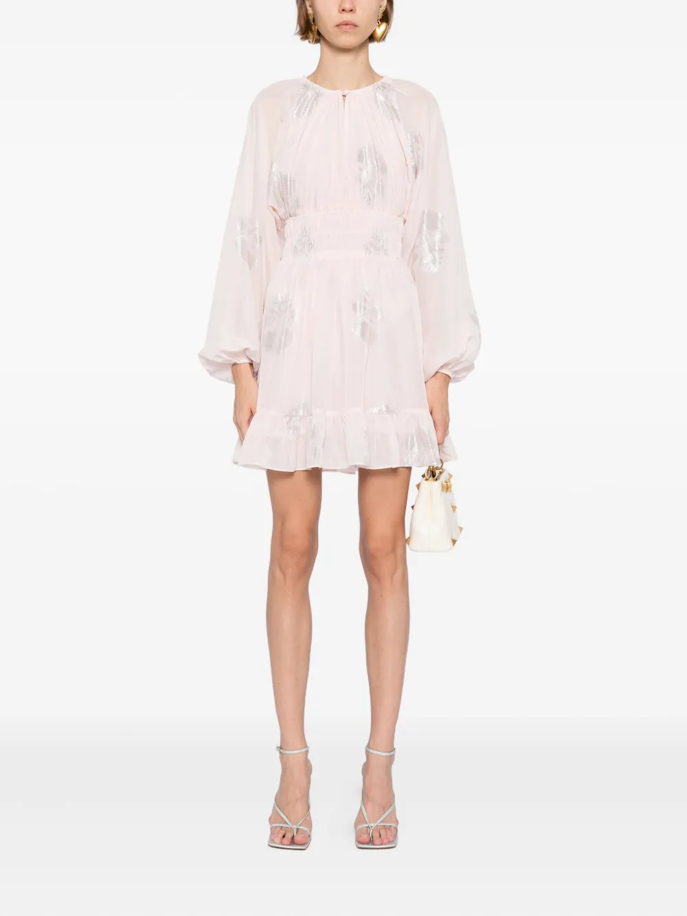 Cynthia Rowley Zijden jurk - Roze