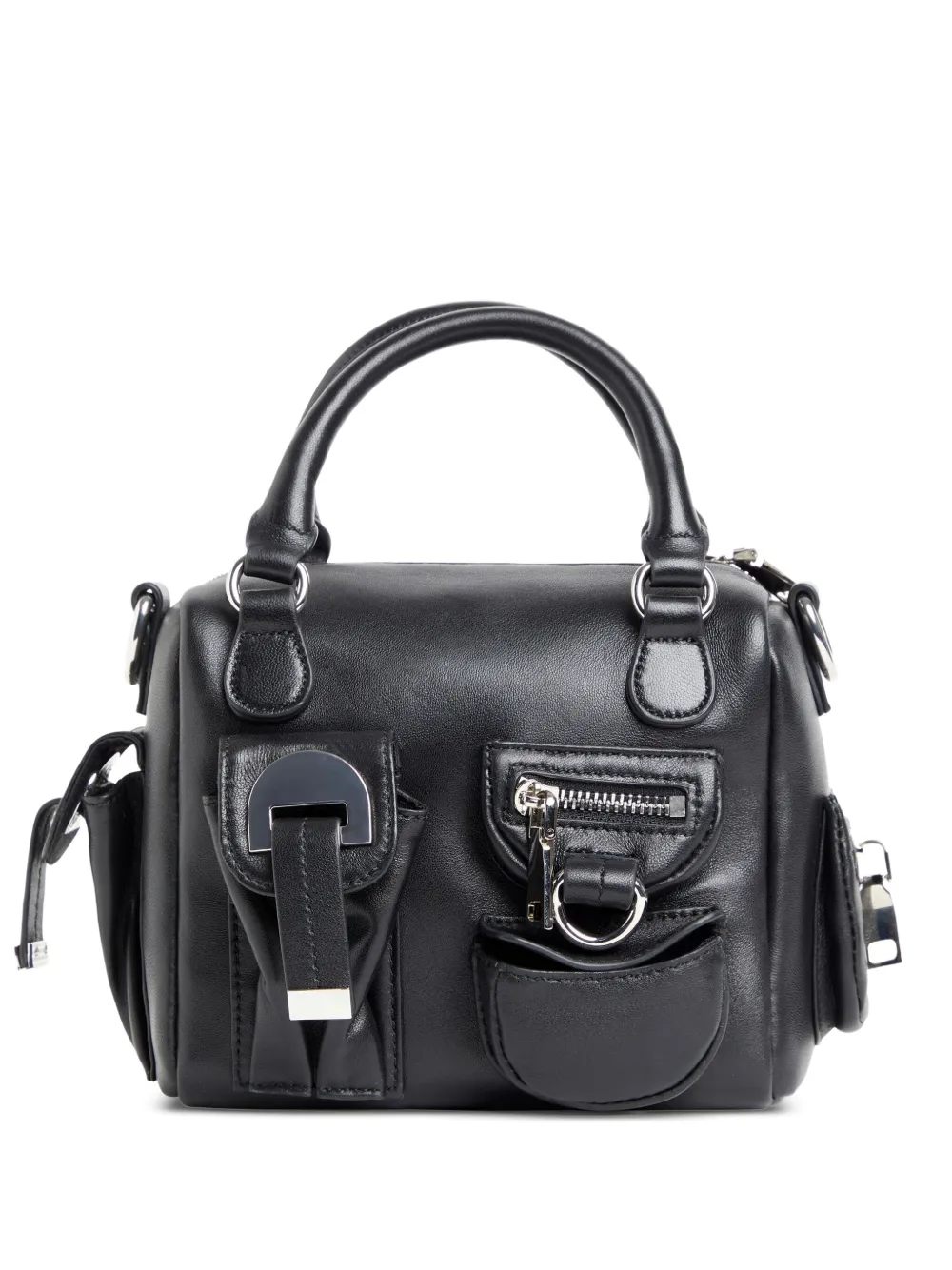 Cynthia Rowley Borsa tote in pelle - Nero