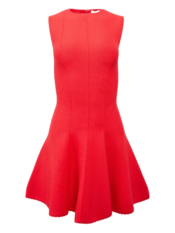Fleur Du Mal Knitted Dress | Red | FARFETCH UK