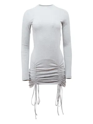 ENTIRE STUDIOS Longsleeve Mini Dress | Grey | FARFETCH