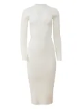 Fleur Du Mal Quinn cable-knit midi dress - Neutrals