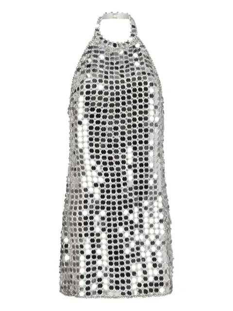 Retrofete sequinned halterneck dress
