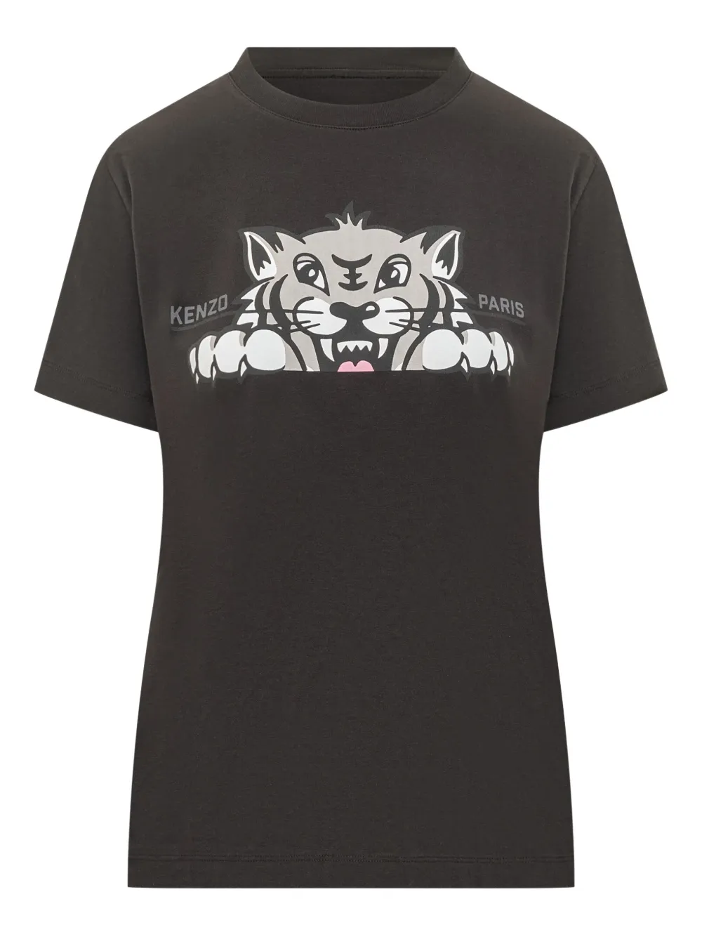 Kenzo T-shirt met tijgerprint Zwart