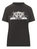 Kenzo tiger-print T-shirt - Black