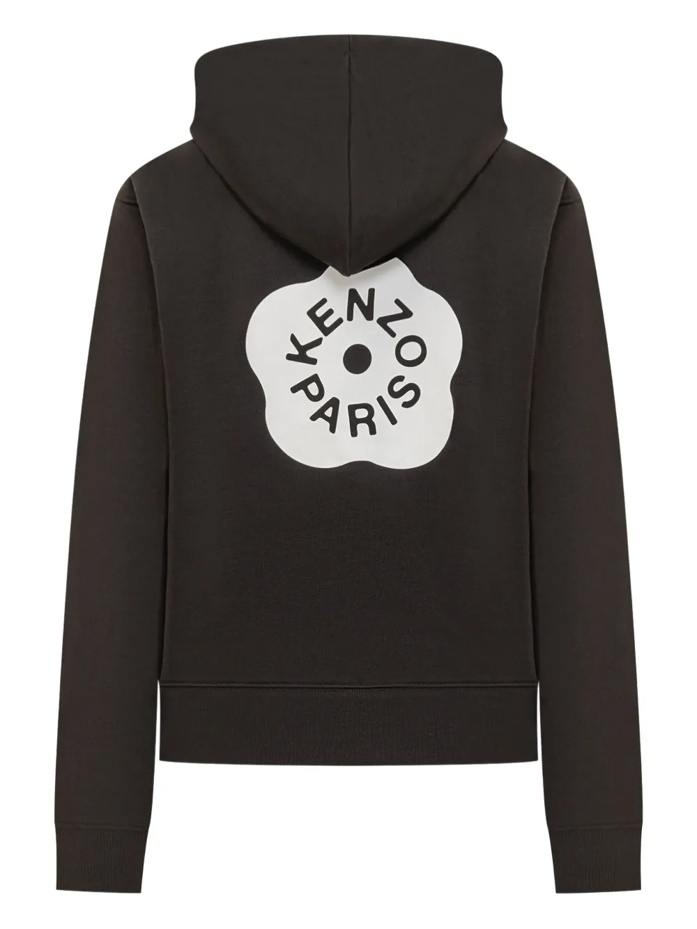 Kenzo flower-logo hoodie Zwart