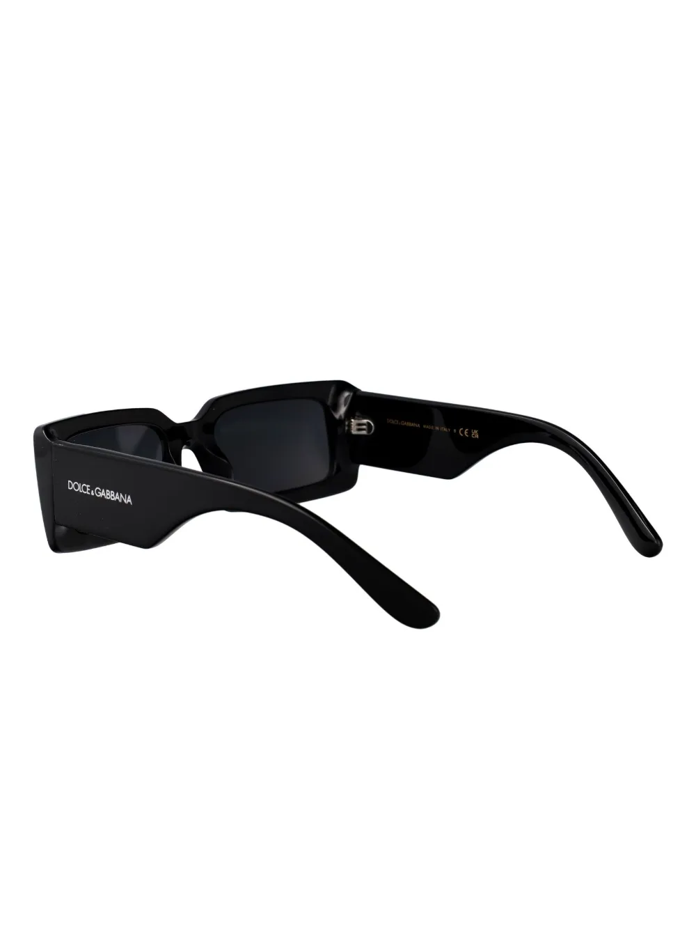 Dolce & Gabbana Eyewear DG4416 zonnebril met rechthoekig montuur Zwart