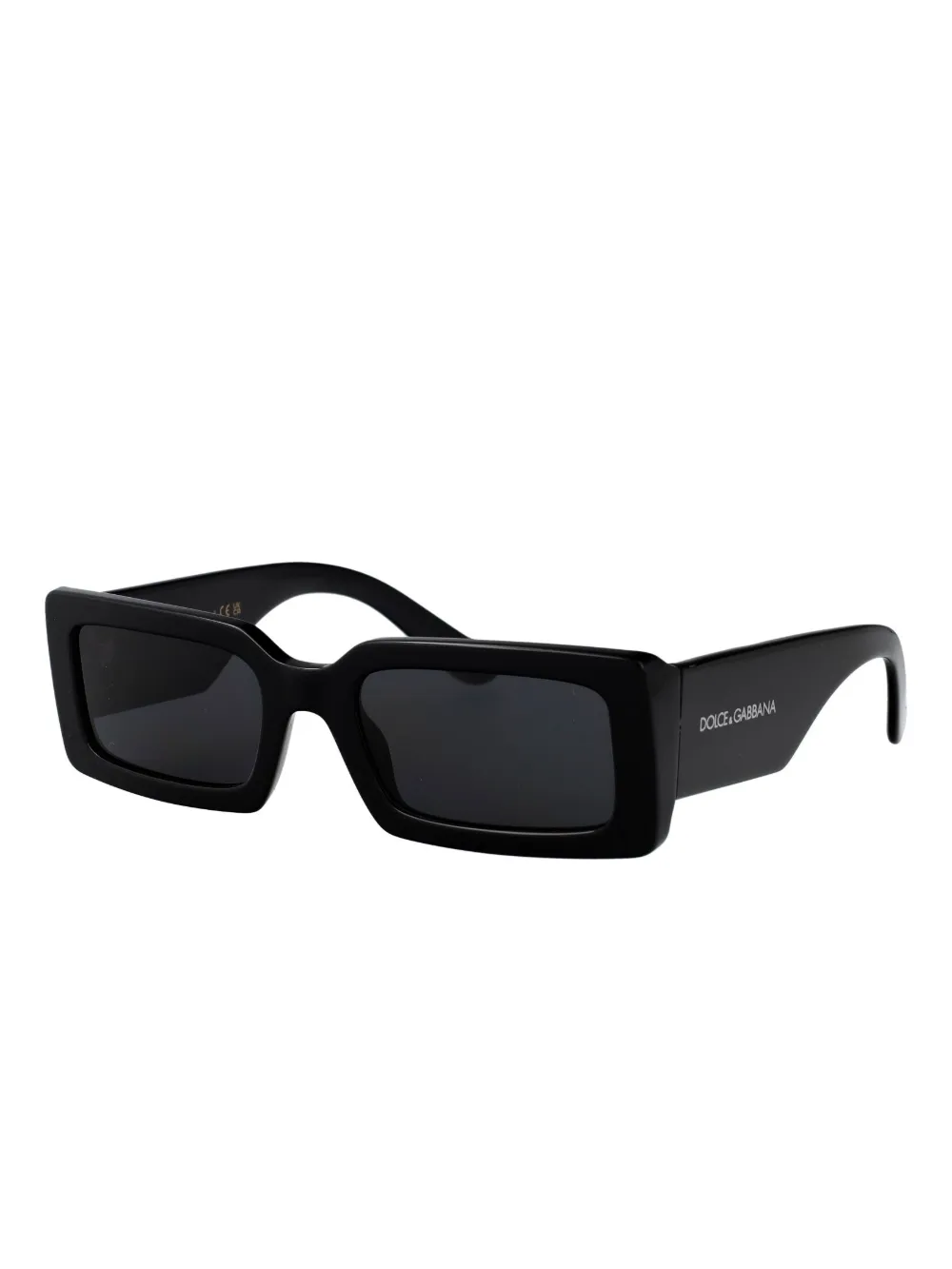 Dolce & Gabbana Eyewear DG4416 zonnebril met rechthoekig montuur Zwart