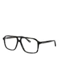 Calvin Klein tortoiseshell-pattern glasses - Green