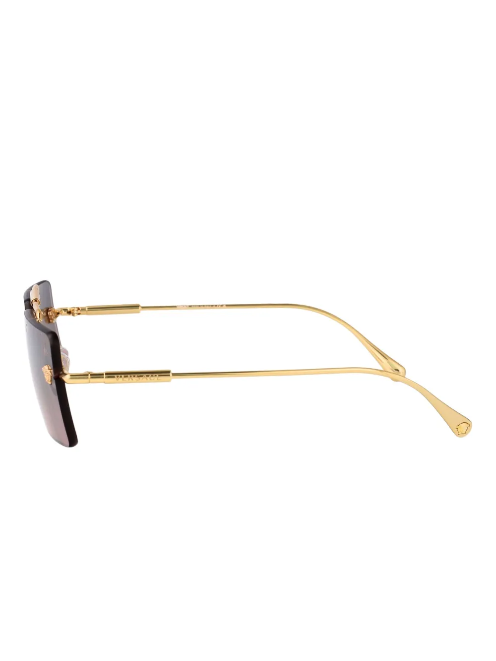Versace Eyewear Zonnebril met vierkant montuur Goud