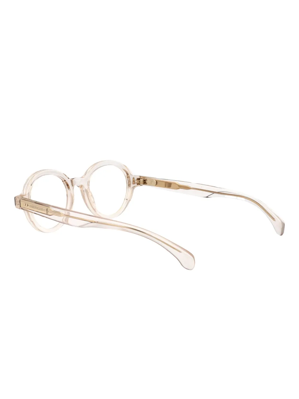 Moncler Eyewear Bril met ovaal montuur Wit