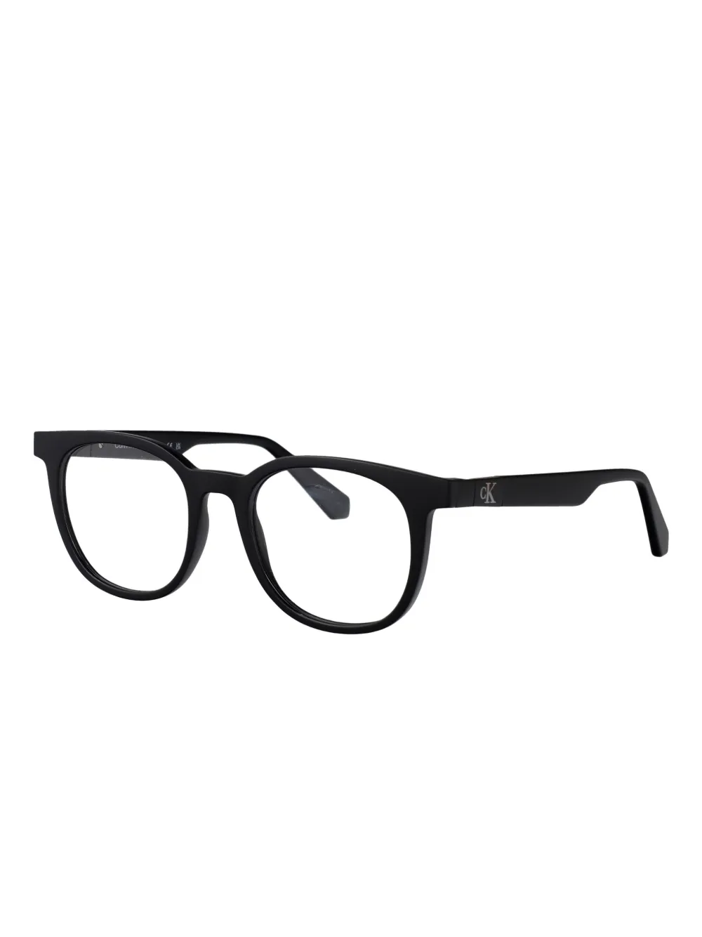 Calvin Klein Jeans ラウンド眼鏡フレーム - ブラック Calvin Klein Jeans ラウンド眼鏡フレーム - ブラック
