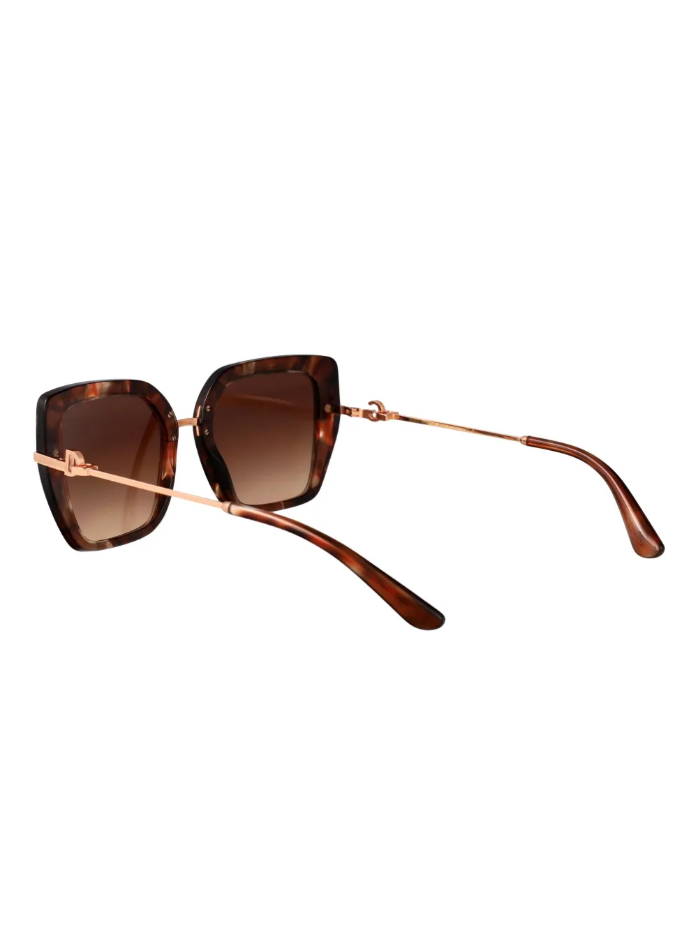 Dolce & Gabbana Eyewear Zonnebril met schildpadschild-design Bruin