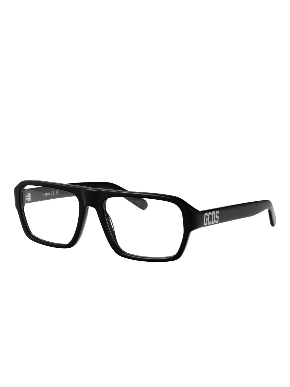 GCDS rectangular-frame glasses Zwart