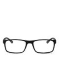 Calvin Klein rectangle-frame glasses - Black