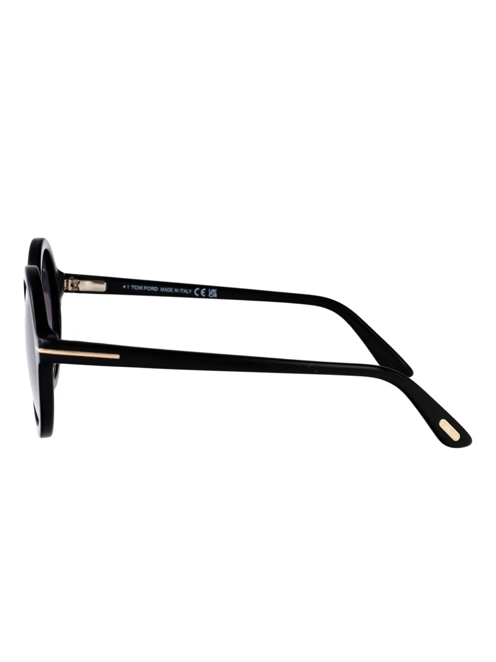 TOM FORD Eyewear Nicolette round-frame sunglasses Zwart