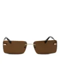 Calvin Klein Jeans rectangle sunglasses - Gold