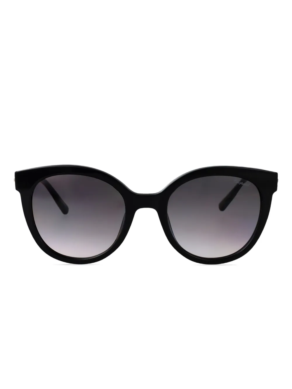 Chopard Eyewear キャットアイ サングラス - ブラック Chopard Eyewear キャットアイ サングラス - ブラック
