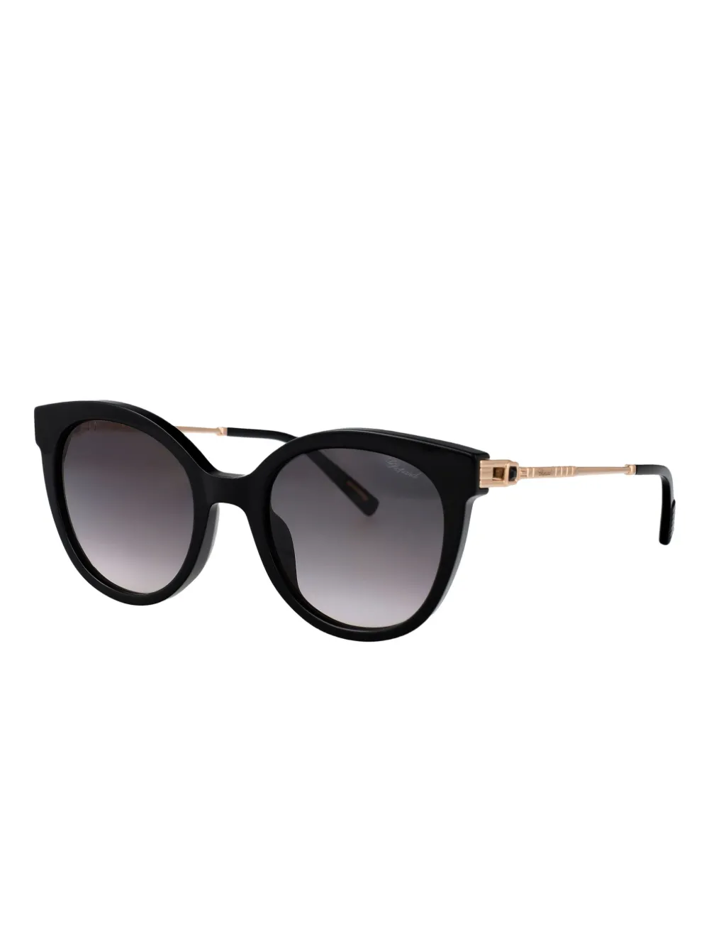Chopard Eyewear Zonnebril met cat-eye montuur - Zwart