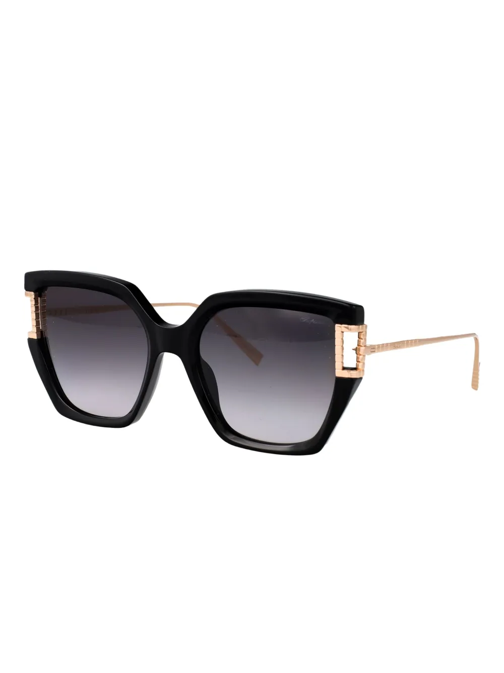 Chopard Eyewear Zonnebril met cat-eye montuur Zwart
