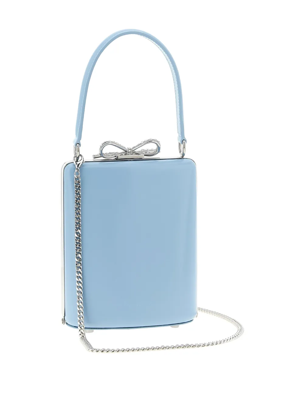 Self-Portrait Shopper met strik van stras Blauw