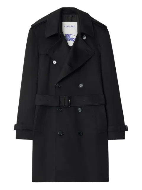Burberry belted double-breasted cashmere trench coat