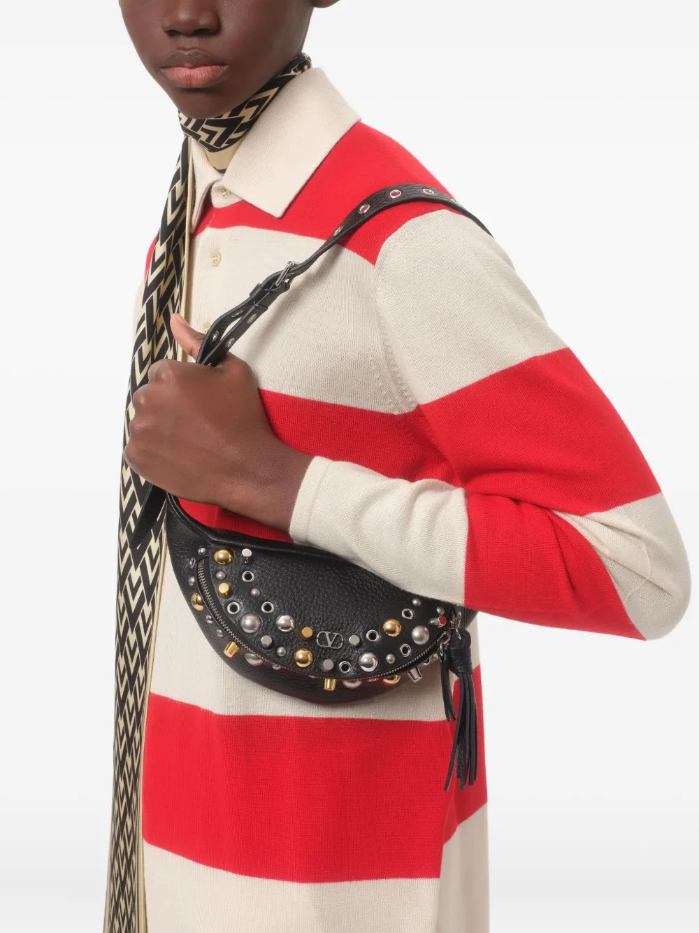 Valentino Garavani Nellcôte belt bag Zwart
