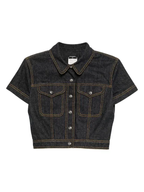 CHANEL Pre-Owned 1997 single breasted short sleeves jacket
