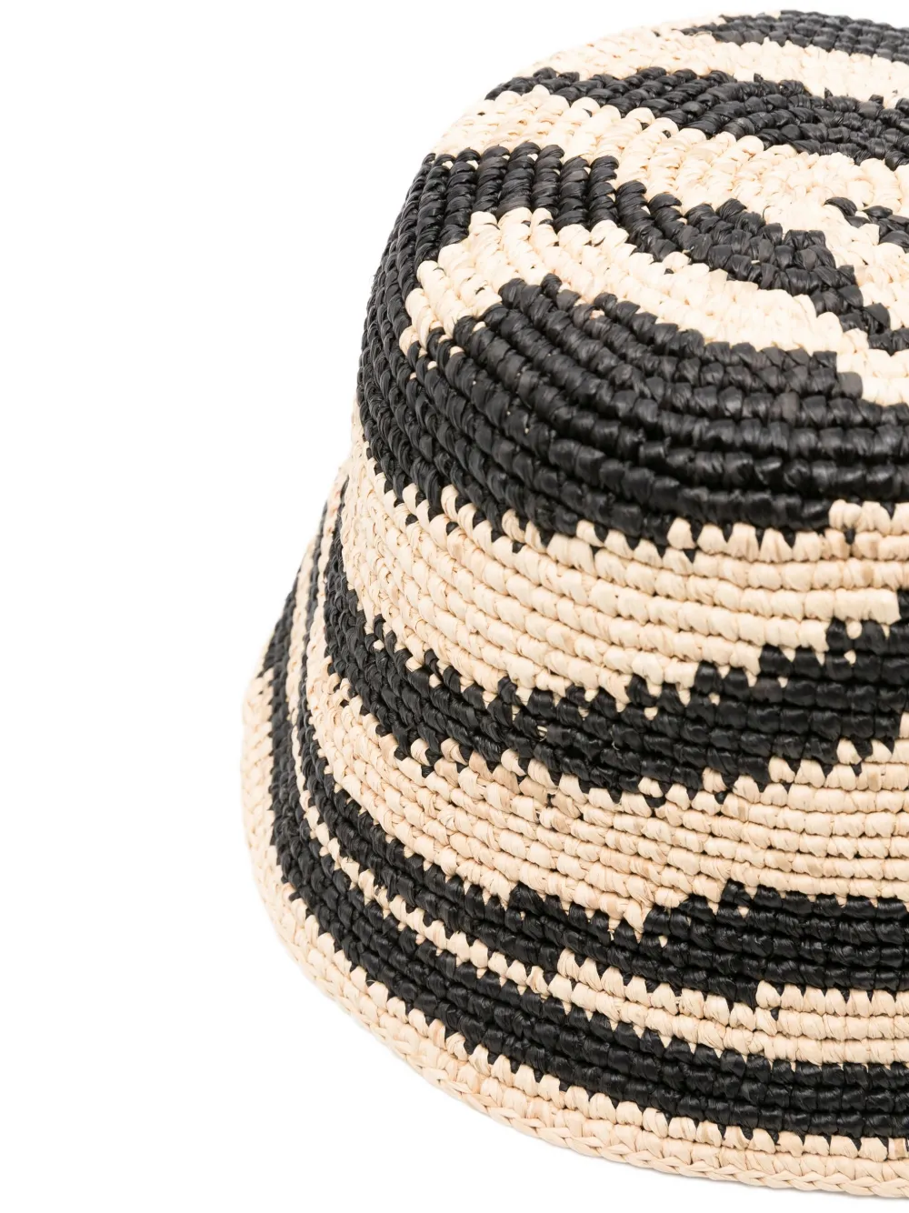 ZIMMERMANN zebra-pattern raffia hat | Image 2