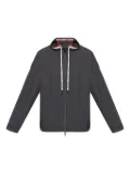 Moncler hooded zip-up jacket - Grey