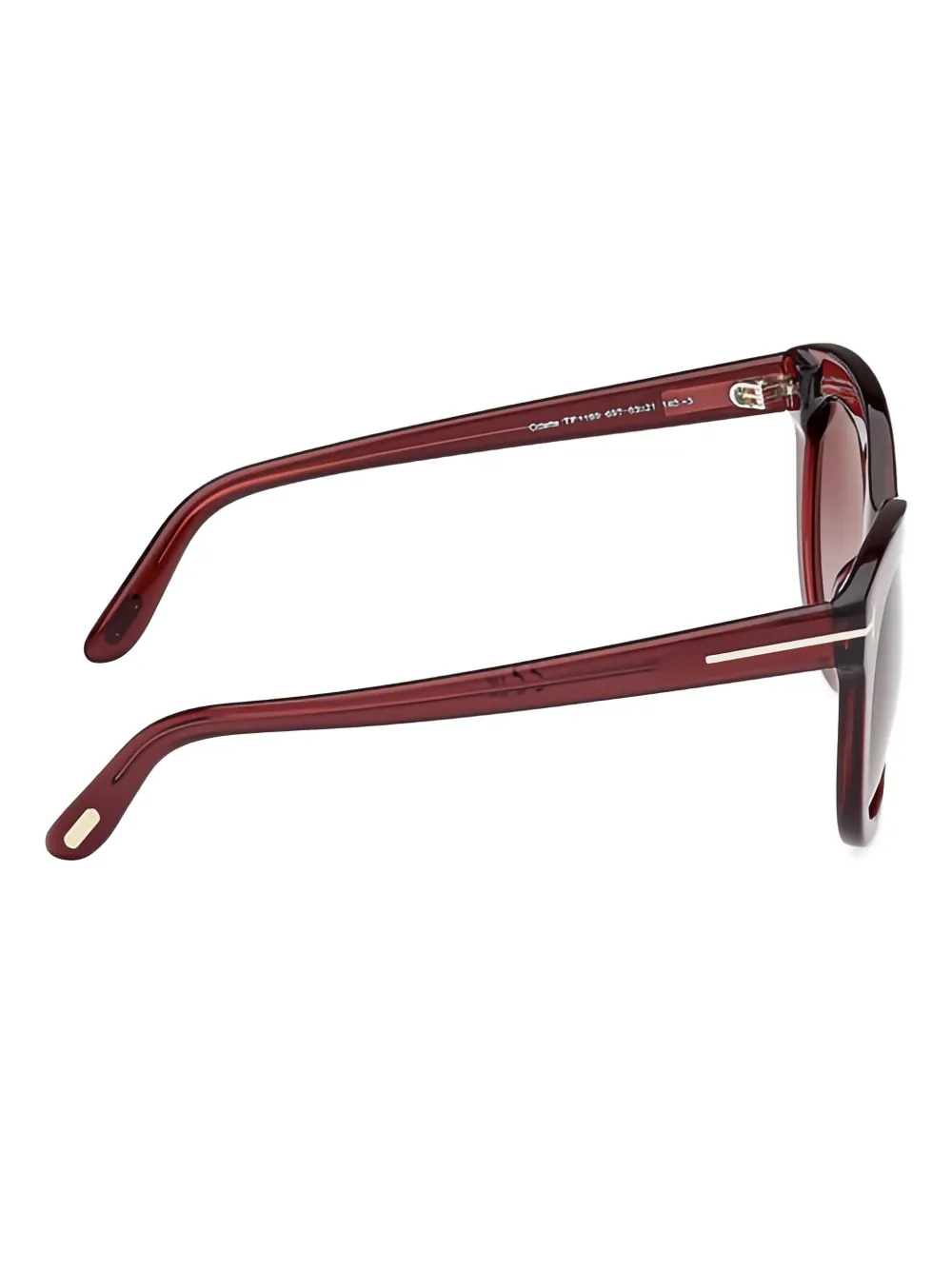 TOM FORD Eyewear Odette zonnebril Rood