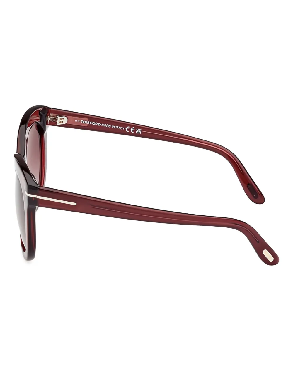 TOM FORD Eyewear Odette zonnebril Rood