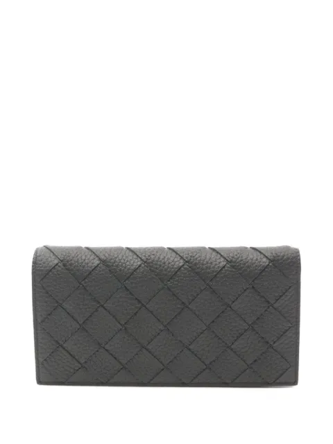 Bottega Veneta Pre-Owned محفظة جلد بتصميم إنترشياتو من عقد 2010