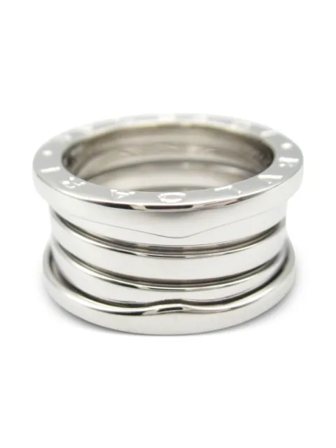 Bvlgari Pre-Owned 2010s 18K white gold B.zero1 ring