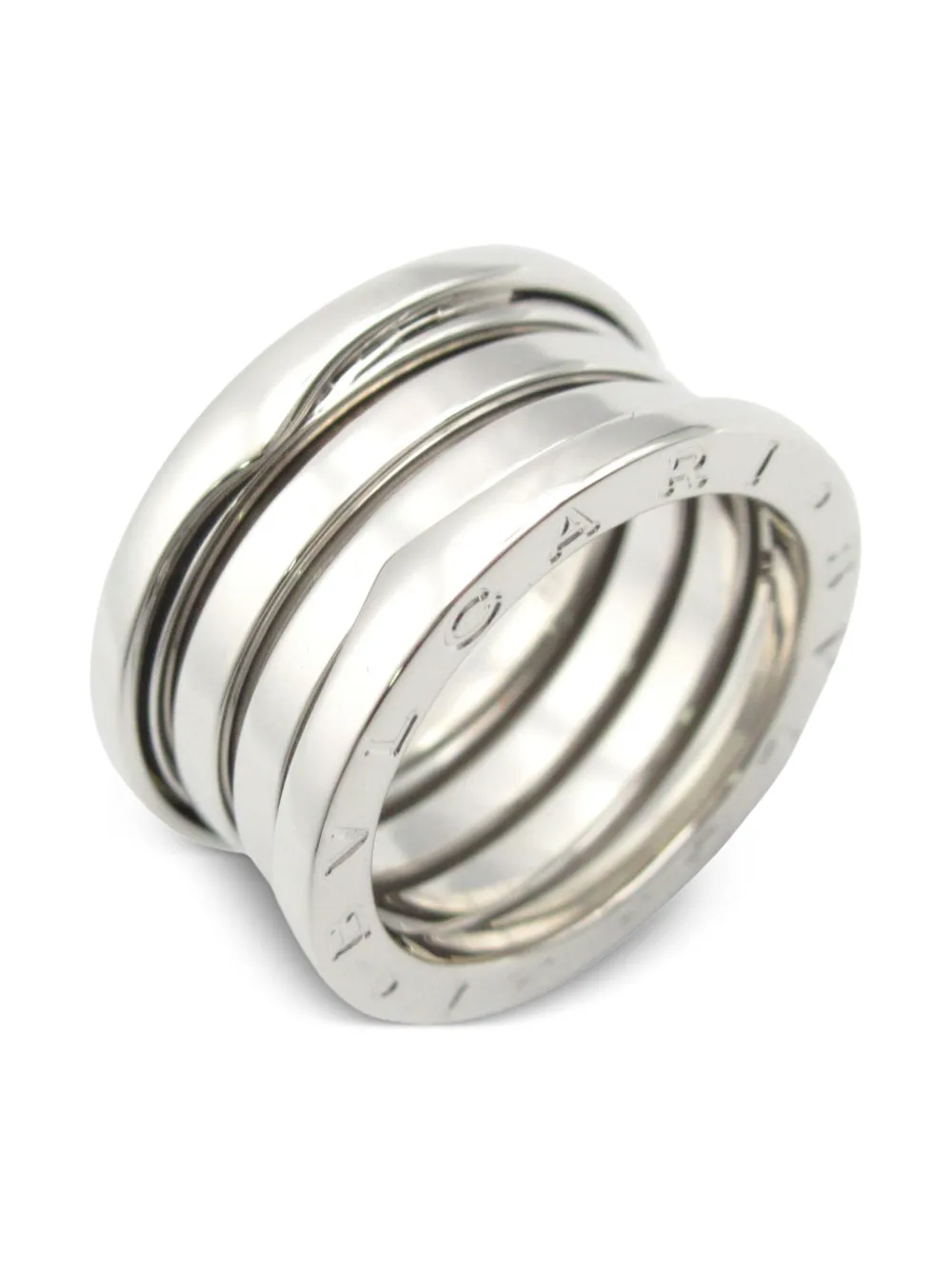 Bvlgari Pre-Owned 2010s 18K white gold B.zero1 ring | Women | Image 2