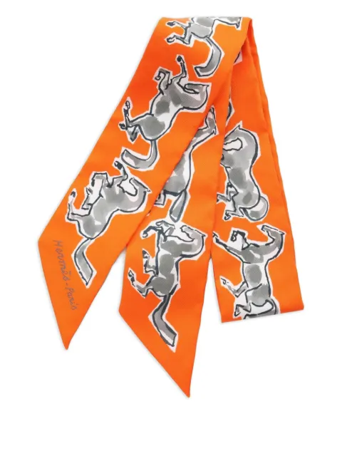 Hermès Pre-Owned 2021 CHEVAUX EN LIBERTE silk scarf