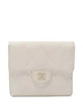 CHANEL Pre-Owned 2021-2022 Classic Small Flap wallet - White