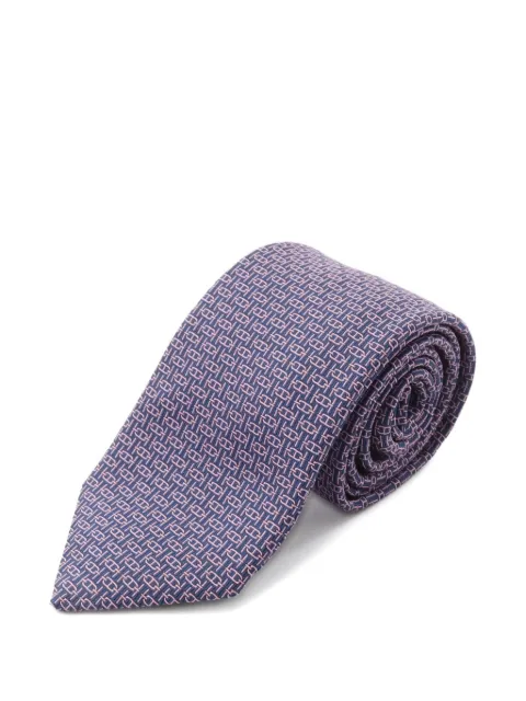 Hermès Pre-Owned corbata de seda 2021
