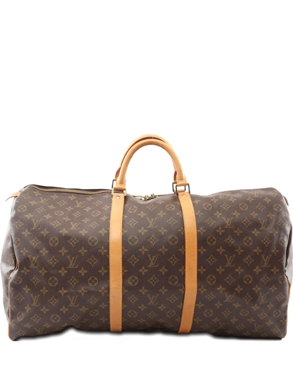 Louis Vuitton Pre-Owned 2002 Keepall 60 monogram travel bag | Brown | Image 1