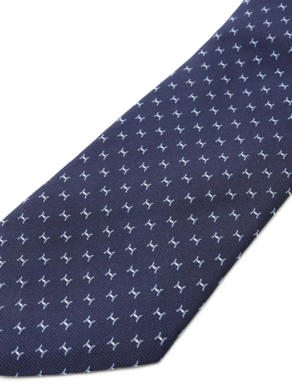 Hermès Pre-Owned 2021 H pattern silk tie | Image 2
