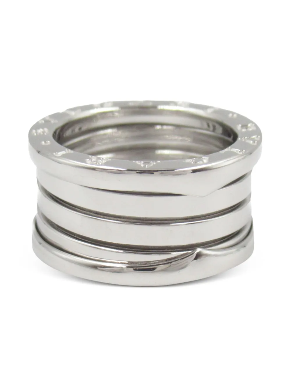Bvlgari Pre-Owned 2010s 18K white gold B-Zero1 ring | Silver | Image 1