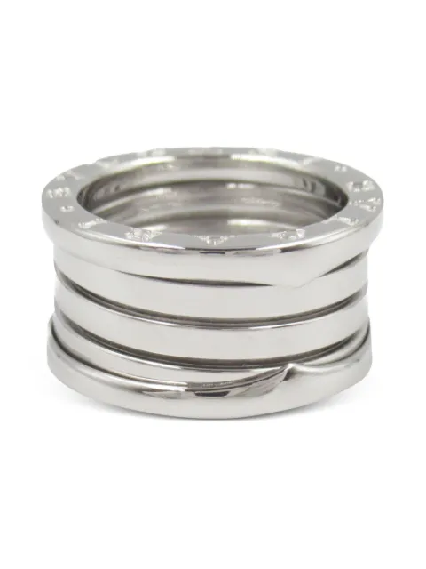 Bvlgari Pre-Owned 2010s 18K white gold B-Zero1 ring 